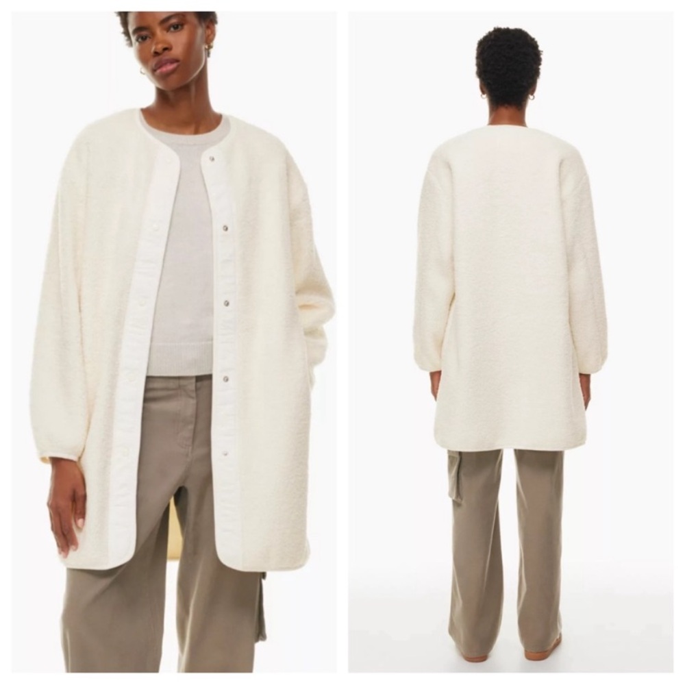 Wilfred Cream Longline Jacket
